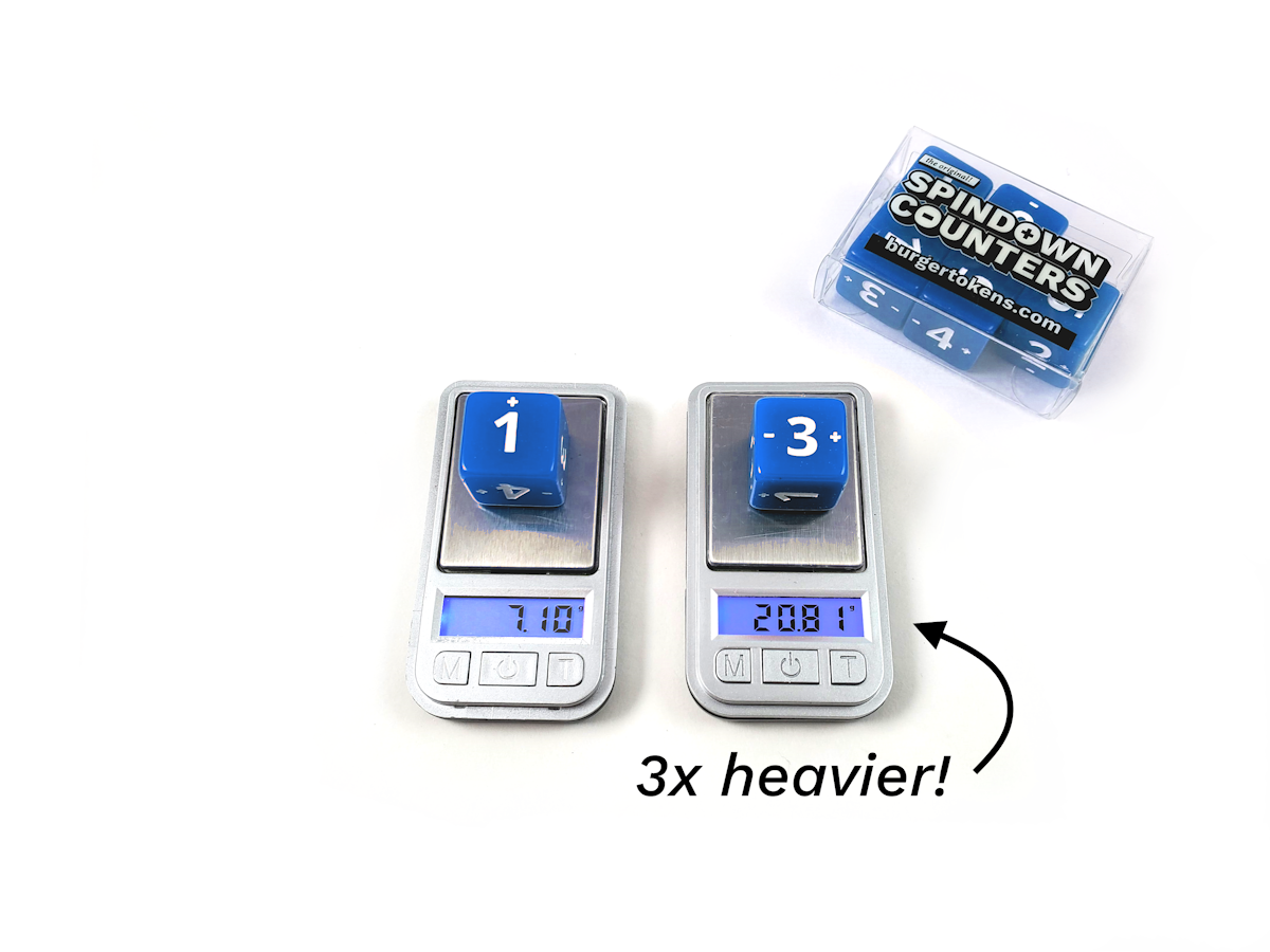 Spindown Counters (d6 dice)