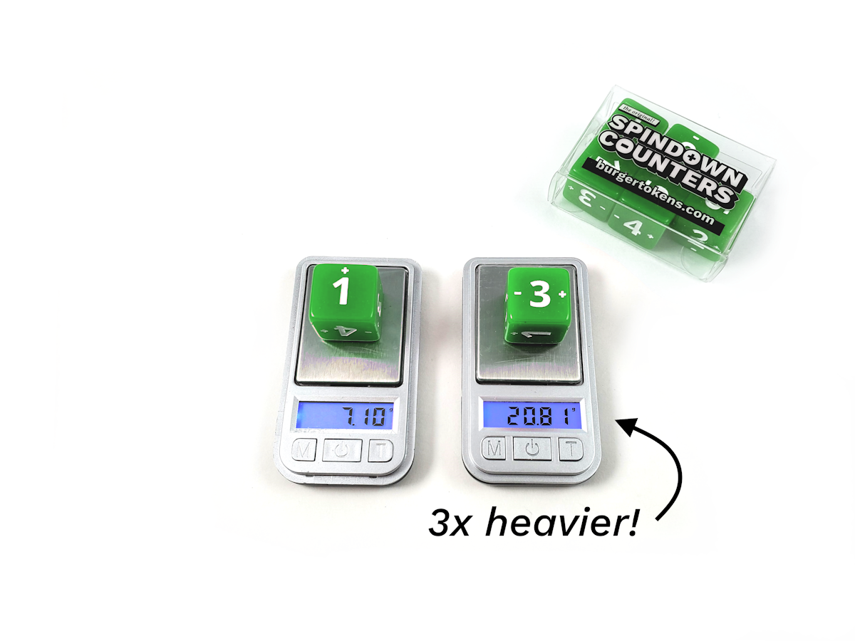 Spindown Counters (d6 dice)