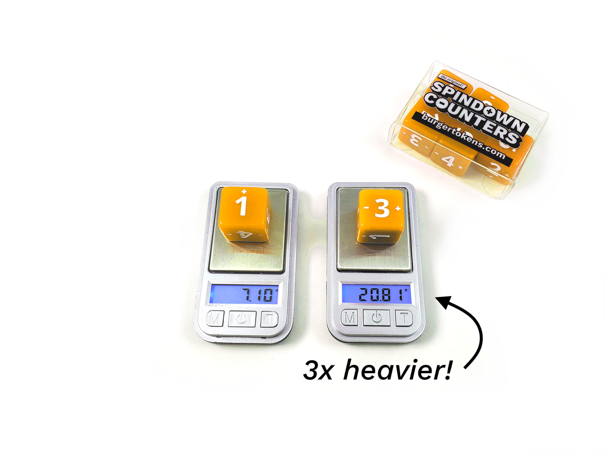 Spindown Counters (d6 dice)