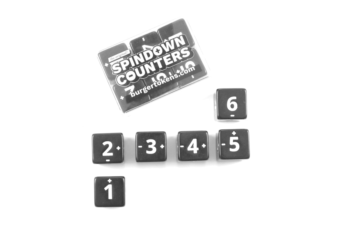 Spindown Counters (d6 dice)