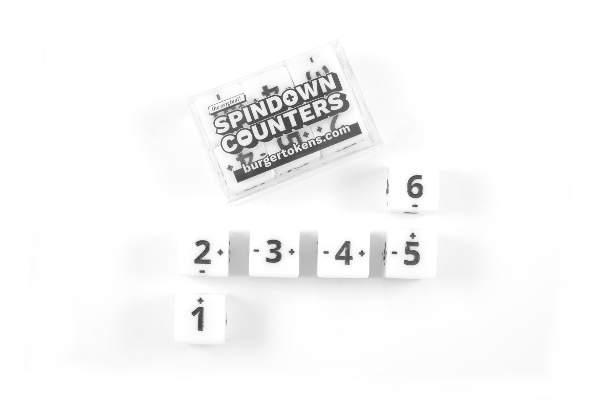 Spindown Counters (d6 dice)