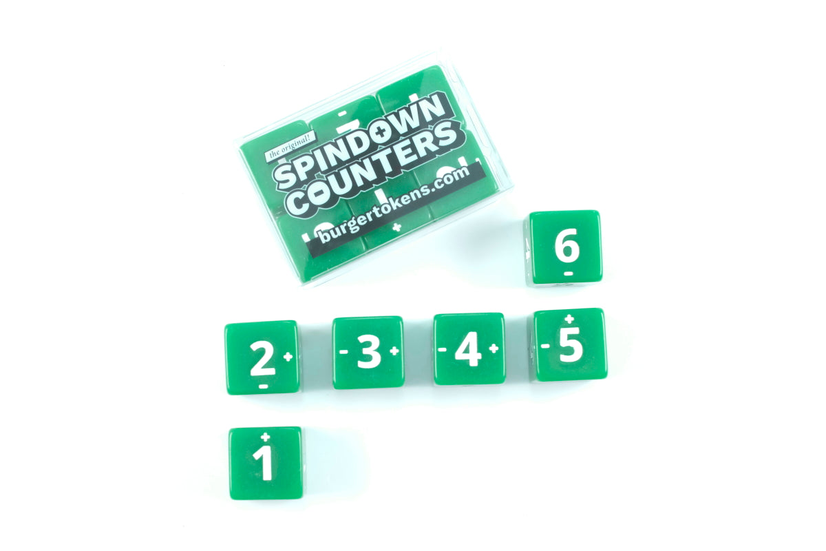Spindown Counters (d6 dice)