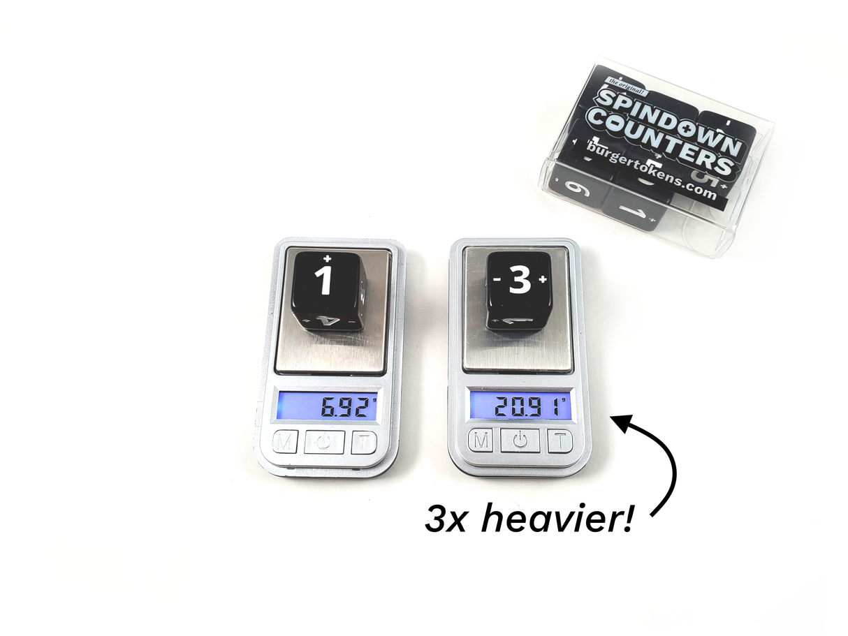 Spindown Counters (d6 dice)