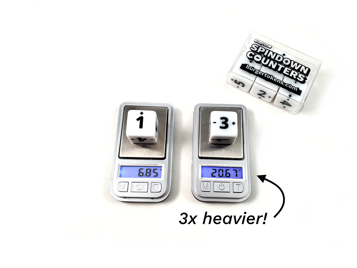 Spindown Counters (d6 dice)