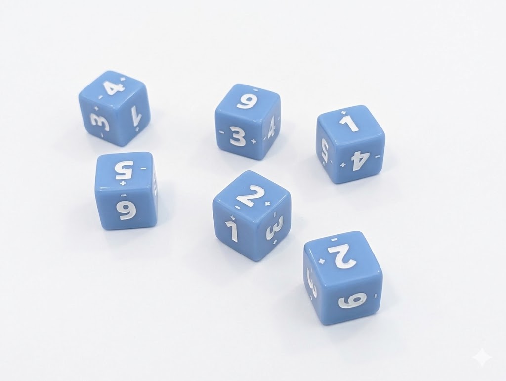 Spindown Counters (d6 dice)