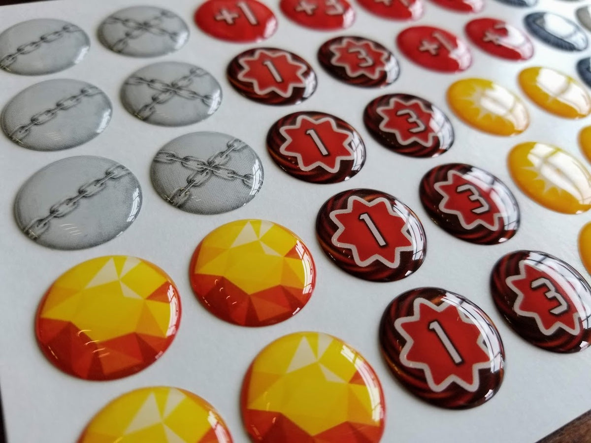 Burger Tokens: Upgrade for Keyforge Token Set