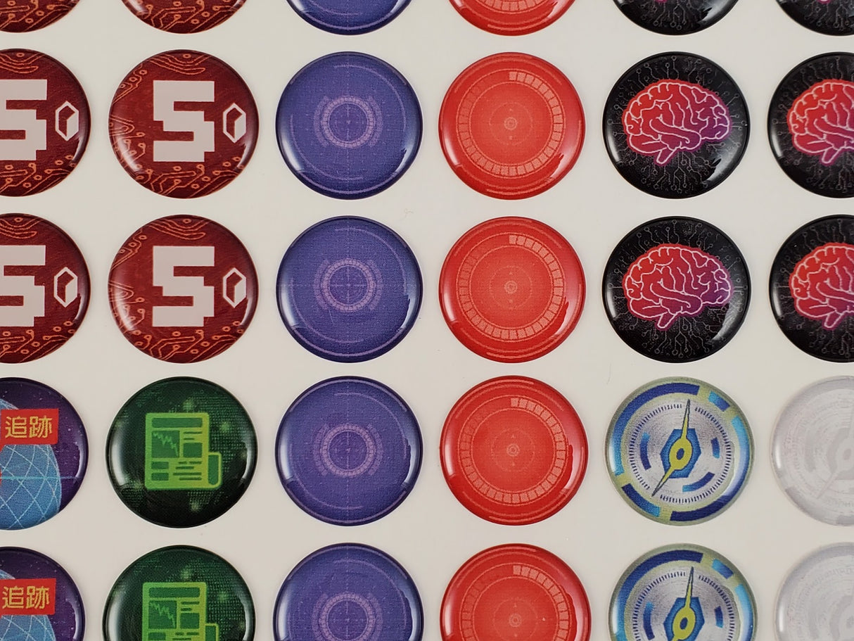 Burger Tokens: Premium Netrunner LCG Tokens